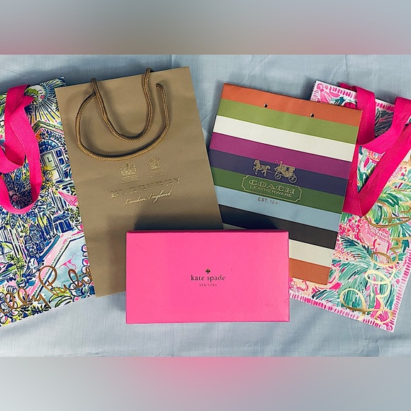 Lot Designer Shopping Bags & Box - EUC - Picture 11 of 11